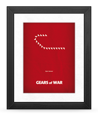 Minimalist Gears of War Poster