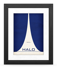 Minimalist Halo Poster