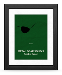 Minimalist Metal Gear Solid 3 Poster